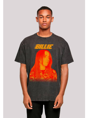 F4NT4STIC Oversize T-Shirt Billie Eilish Portrait in schwarz