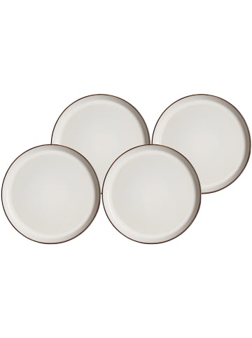 Ritzenhoff & Breker 4er Set Speiseteller Visby ø 26,5 cm in Weiß