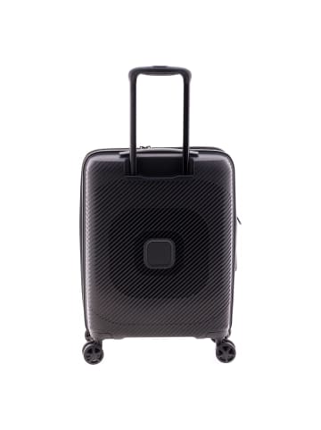 Gladiator 2800 4 Rollen Kabinentrolley 55 cm mit Dehnfalte in black