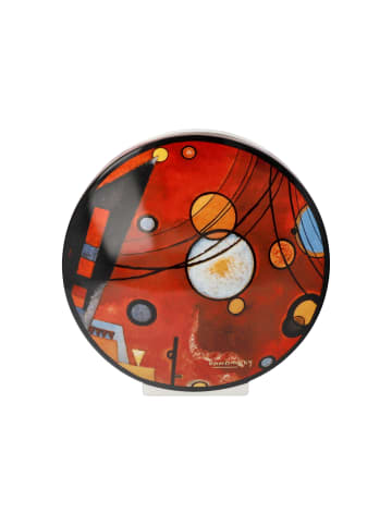 Goebel Vase " Wassily Kandinsky - Schweres Rot " in Bunt