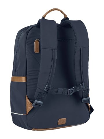 Camel Active AURUM Rucksack mit gepolstertem Laptopfach in Navyblau