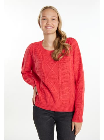 myMo Damen Strickpullover in Rot