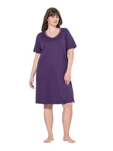 Ulla Popken Nachthemd in aubergine