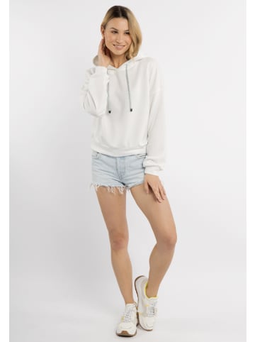 IZIA Damen Hoodie in Wollweiss