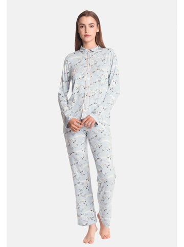 Vive Maria Pyjama Blue Monday in blau allover