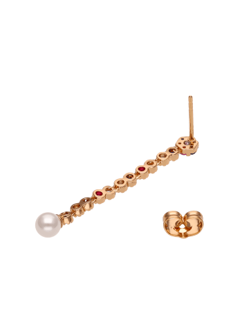 faina Women Earrings in Rose Gold Multicolor