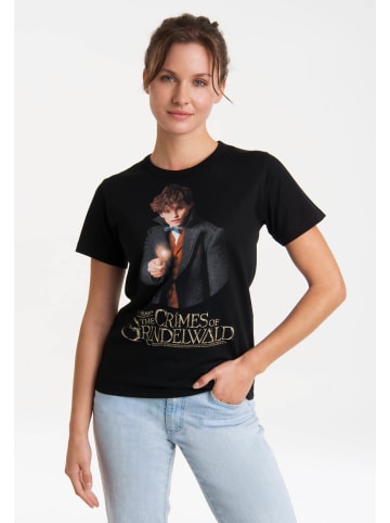 Logoshirt T-Shirts Fantastic Beasts – Newt Scamander in schwarz