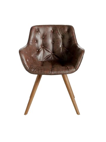 Angel Cerdá Stuhl 4073 in Walnuss/Braun – (B)65 x (H)78 x (T)46 cm