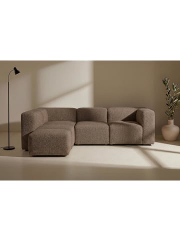 ebuy24 Chaiselongsofa Cubic Braun 257 x 257 cm