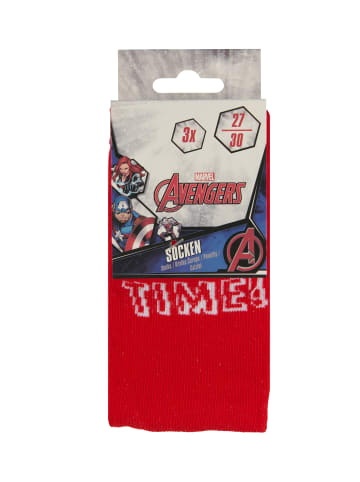 ONOMATO! 3er-Set: Socken Avengers Iron Man und Captain America in Mehrfarbig