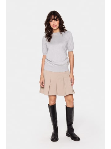 SAINT TROPEZ Strickpullover MilaSZ Classic fit in Pearl Grey Mel