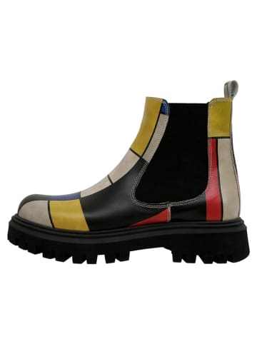 Dogo Aura Boots - Piet Mondrian - Composition in Mehrfarbig