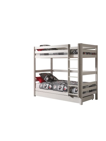 58 aufm Kessel ETAGENBETT Karolina 210x161x105 aus Massivholz in Weiß