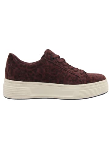 Tamaris WIDE FIT Sneaker in DK RED LEOPARD