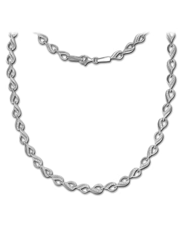 SilberDream 925 Sterling Silber Damen SilberDream Halsketten Wave  ca. 45cm