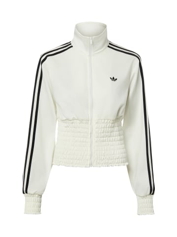 Adidas originals Sweatjacke Smocked FBSmocked Firebird Track Top in ecru - 0001