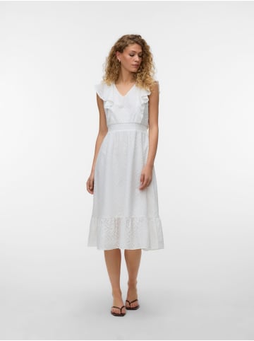 Vero Moda Gesmoktes Kleid in Snow White