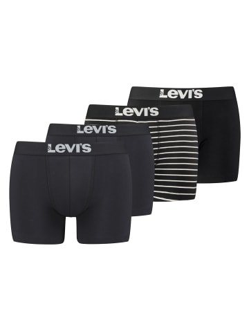 Levi´s Boxershort 4er Pack in Schwarz