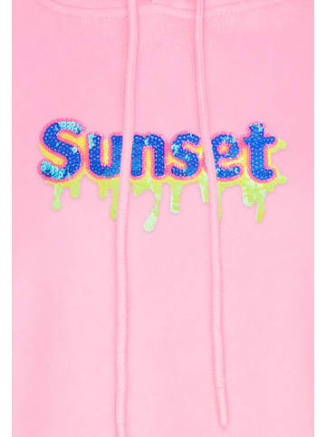 IZIA Women Hoodie in Pink