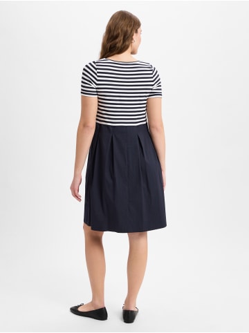 Robe Légère Kleid in marine weiß - 0001