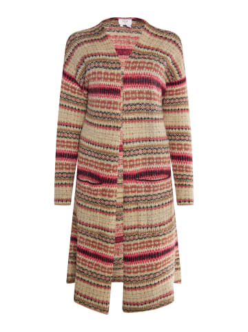 usha FESTIVAL Strick Cardigan in Beige Mehrfarbig