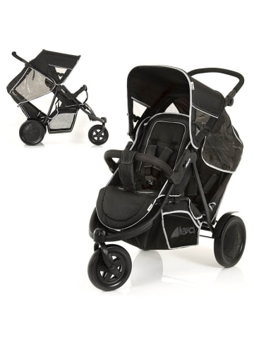 Hauck Geschwisterwagen Freerider - Black in schwarz