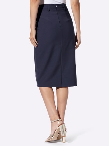 Heine Bleistiftrock in marine