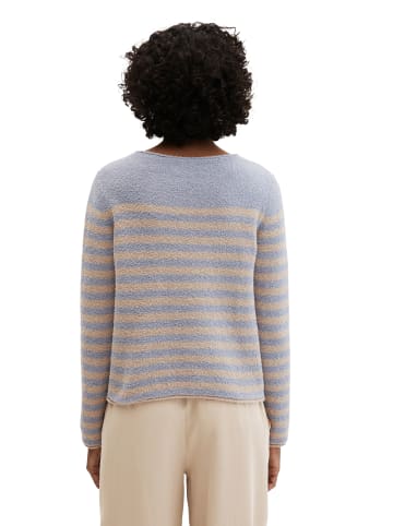 Marc O'Polo Bouclé-Pullover regular in Light Blue