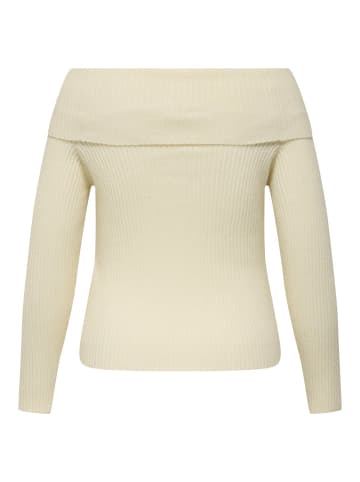 ONLY Carmakoma Strickpullover in Whitecap Gray