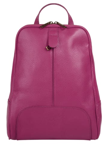 Samantha Look Rucksack echt Leder in pink