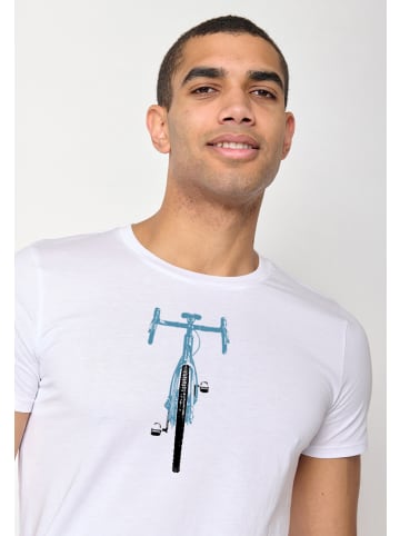 GreenBomb Guide Bike Front Stamp in Weiß