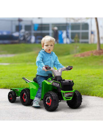 HOMCOM 6V Kinderquad Kinder 1,5-3 Jahre Grün