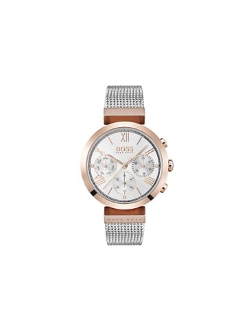 Hugo Boss Uhr Edelstahl silber roségold