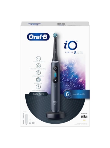 Oral-B Elektrische Zahnbürste "iO Series 8 + Reiseetui" in Schwarz