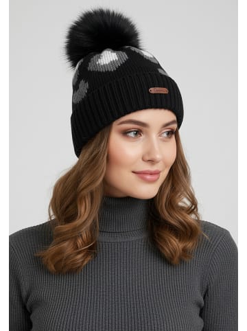 Faera Weiche und warme Wintermütze für stilvolle Looks in der Kälte. in Schwarz