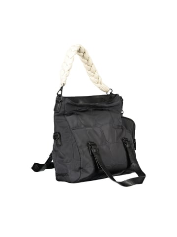 Desigual Schwarze Polyester-Handtasche