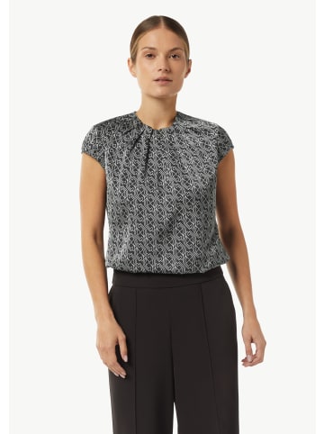 comma Bluse kurzarm in Schwarz