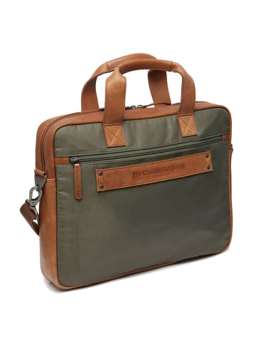 The Chesterfield Brand Fusion Narvik Aktentasche 40 cm Laptopfach in steel green