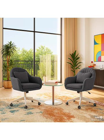 home24 Bürodrehstuhl Alep in Anthrazit