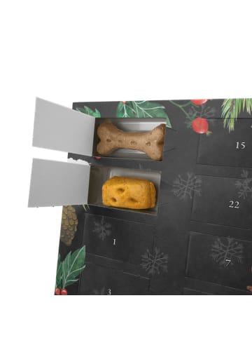 Mr. & Mrs. Panda Hund Adventskalender Hund Streicheln mit Spruch in Kreidetafel