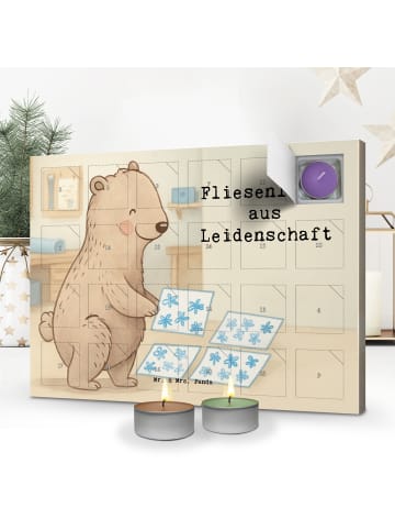 Mr. & Mrs. Panda adventskalender kerzen Fliesenleger Leidenschaf... in Weiß