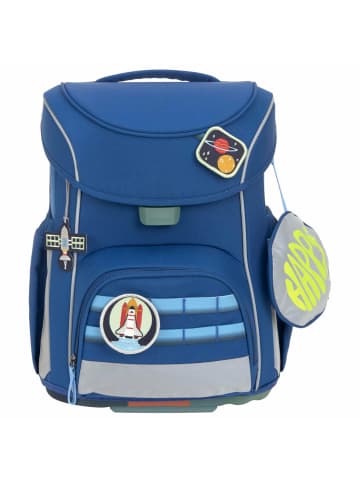 Lässig School Set Slim Unique - Schulranzen Set 7tlg. (Black) in Dark Blue