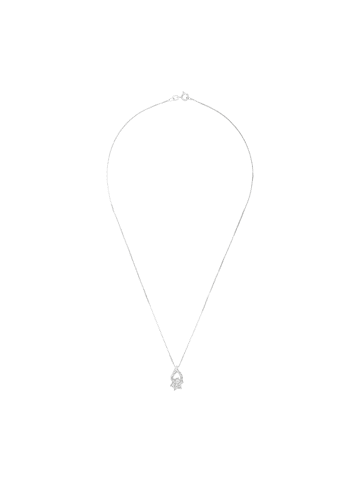 Amor Kette mit Anhänger Silber 925, rhodiniert in Silber