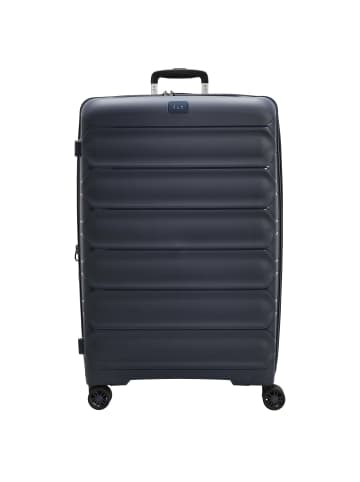D&N Travel Line 4700+ - 4-Rollen-Trolley L 78 cm erw. (schwarz) in navy