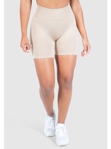 SMILODOX Shorts Amaze Scrunch in Beige