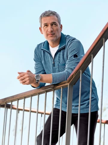 WITT WEIDEN Langarmshirt in topas-meliert