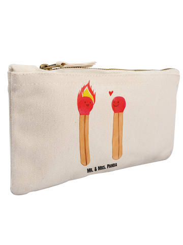 Mr. & Mrs. Panda Federmappe Streichhölzer ohne Spruch in Weiß