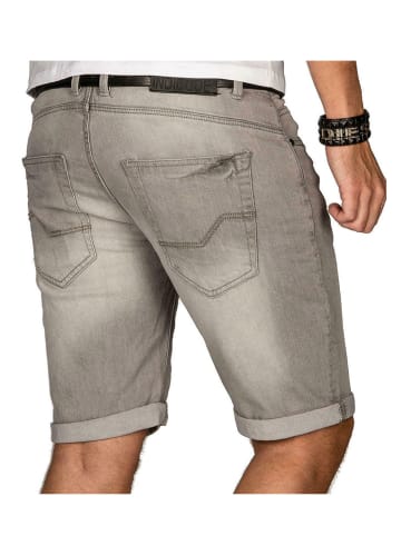 INDICODE Jeansshorts B556a in Grau