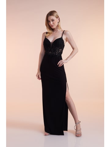 Unique Kleid Elegant Occasion Dress in Black