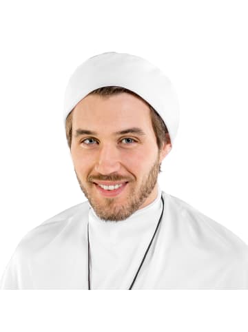 tectake Lange, bequeme Robe, weiß